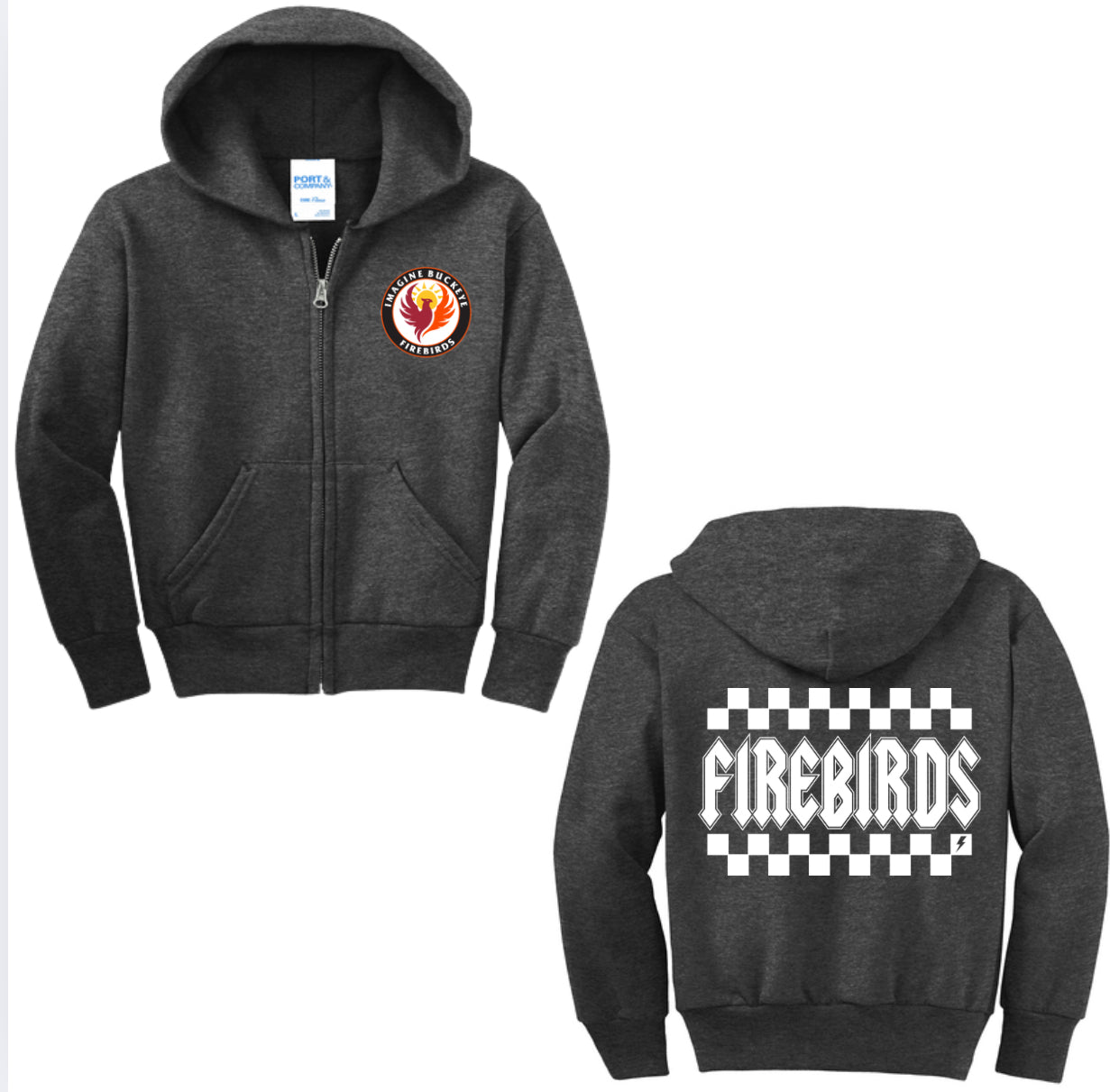 Firebirds Checker Zip-up Hoodie