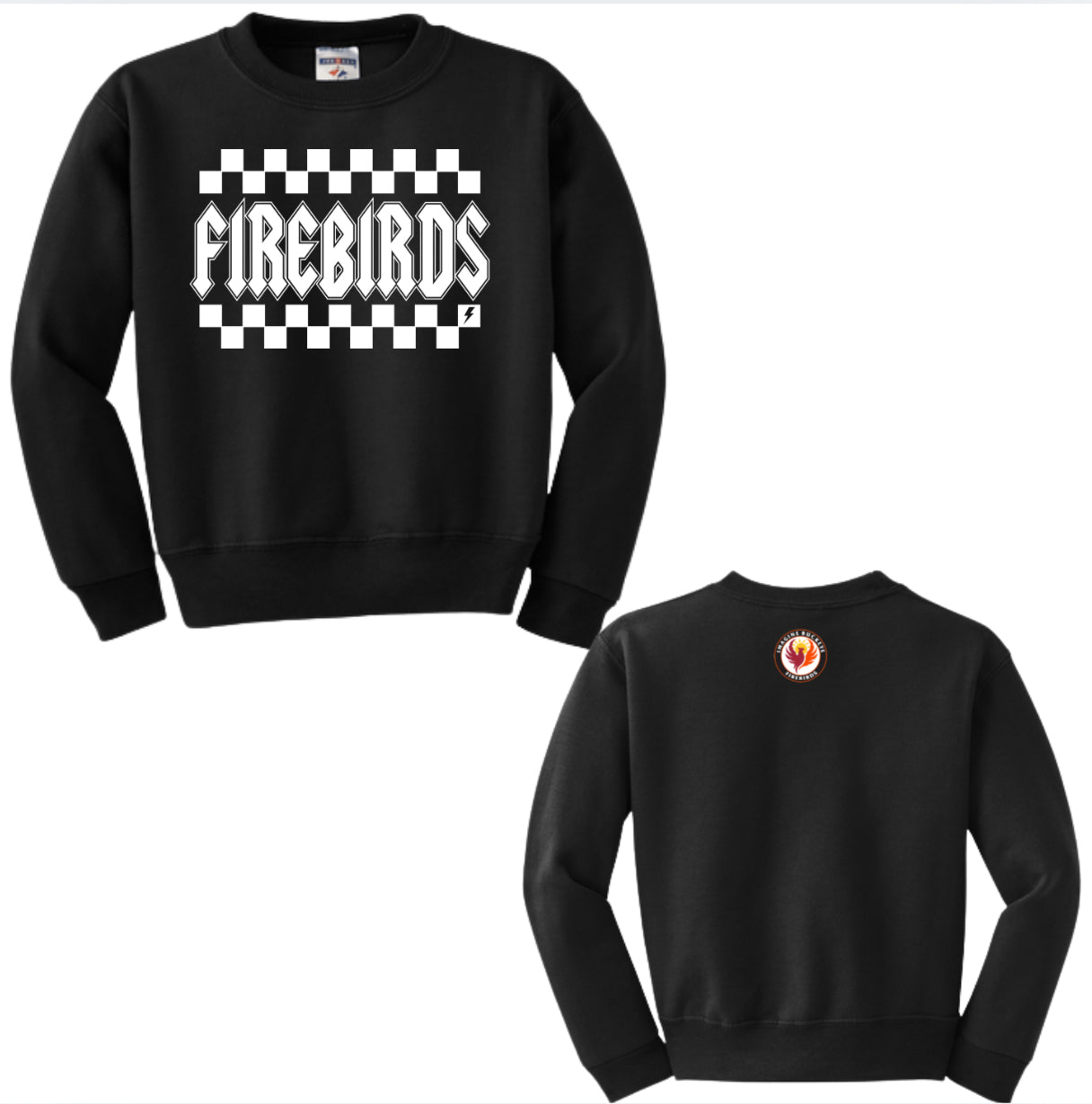 Firebirds Checker Crewneck
