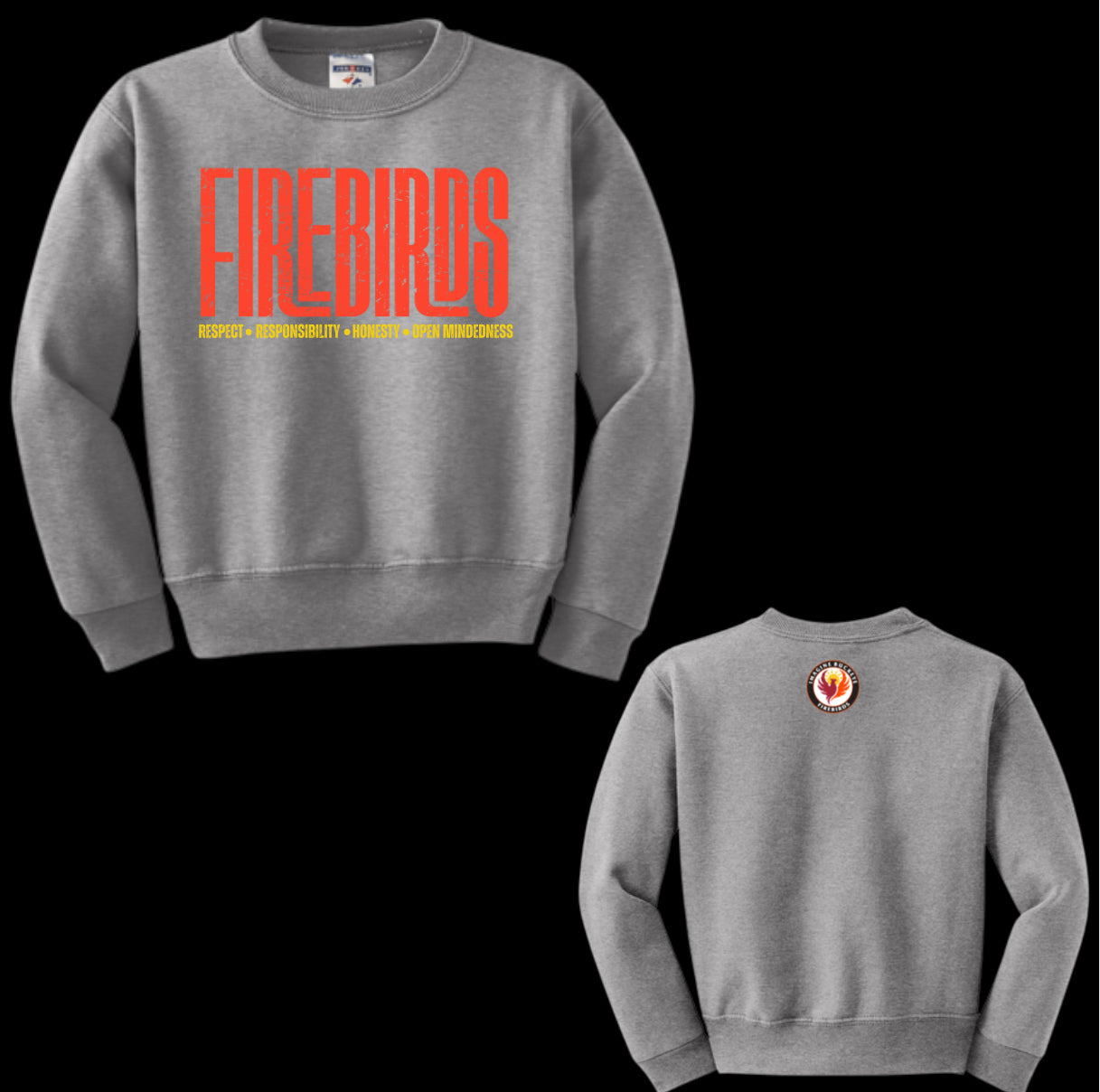 Firebirds Orange Crewneck