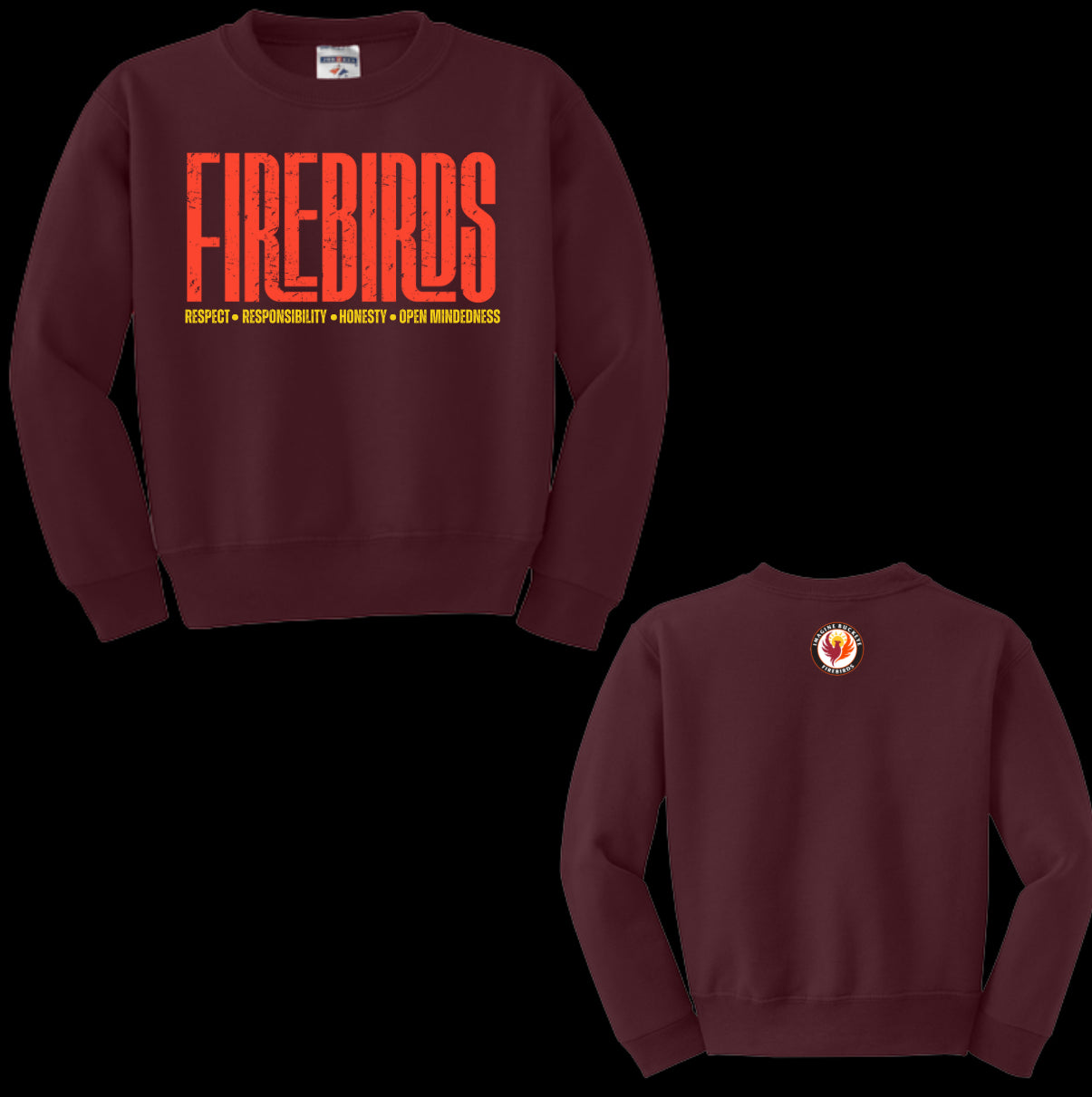 Firebirds Orange Crewneck