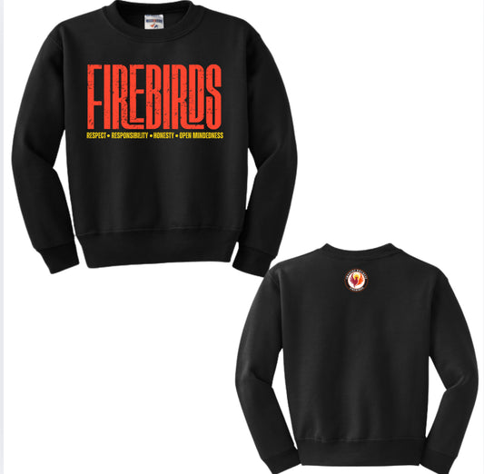 Firebirds Orange Crewneck