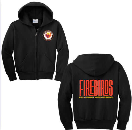 Firebirds Orange Zip-up Hoodie
