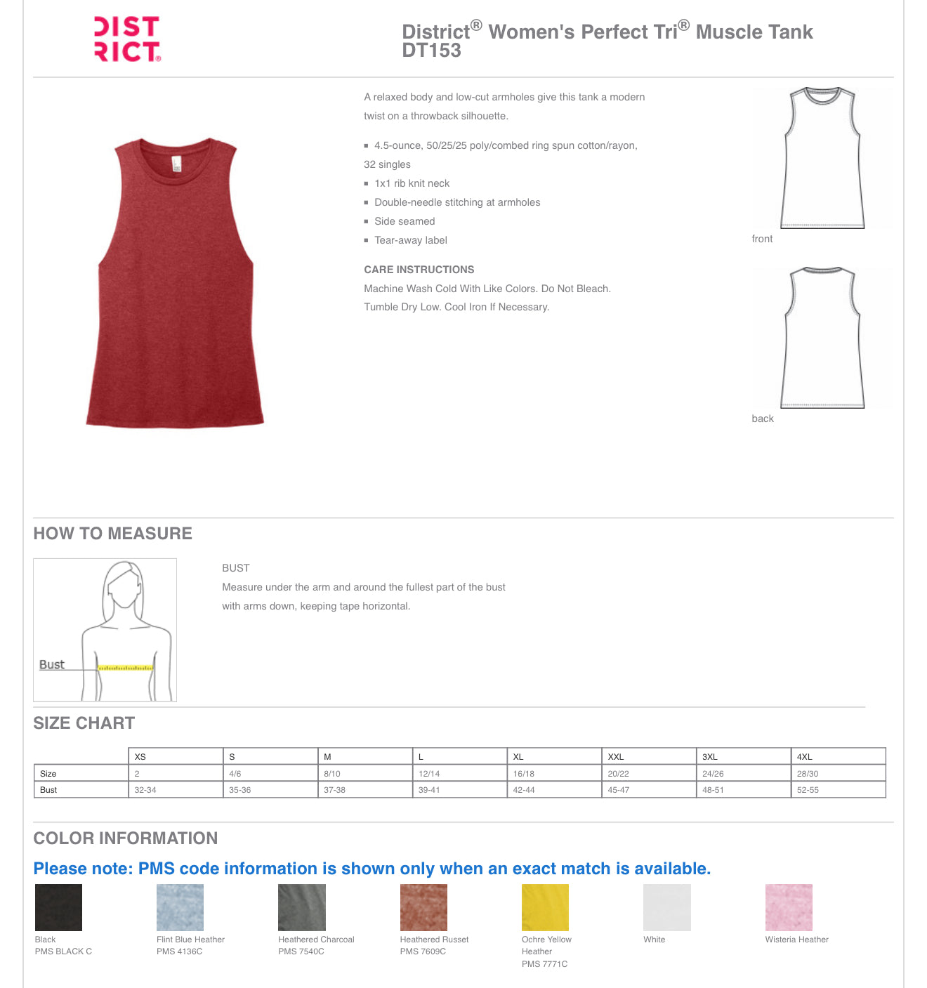 Gold Coquette Ladies Tank