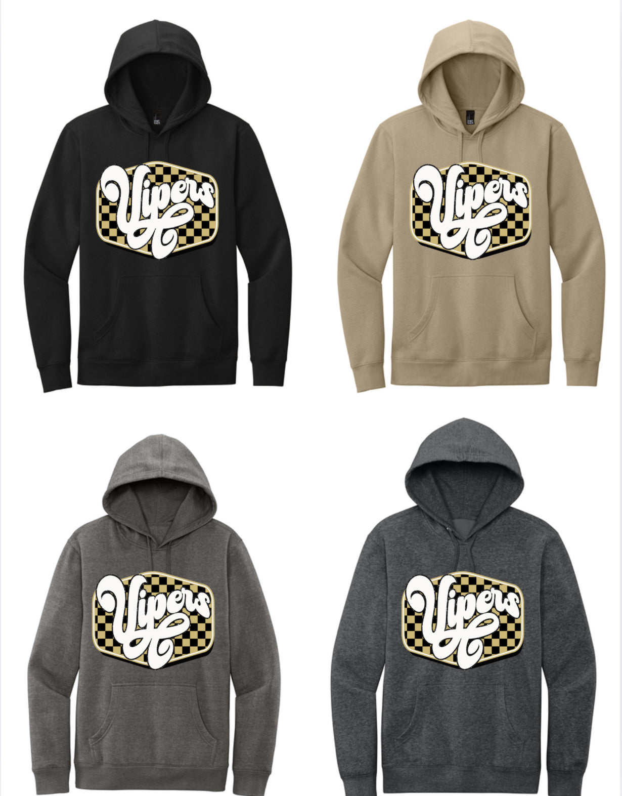 Vipers Glitter Hoodie