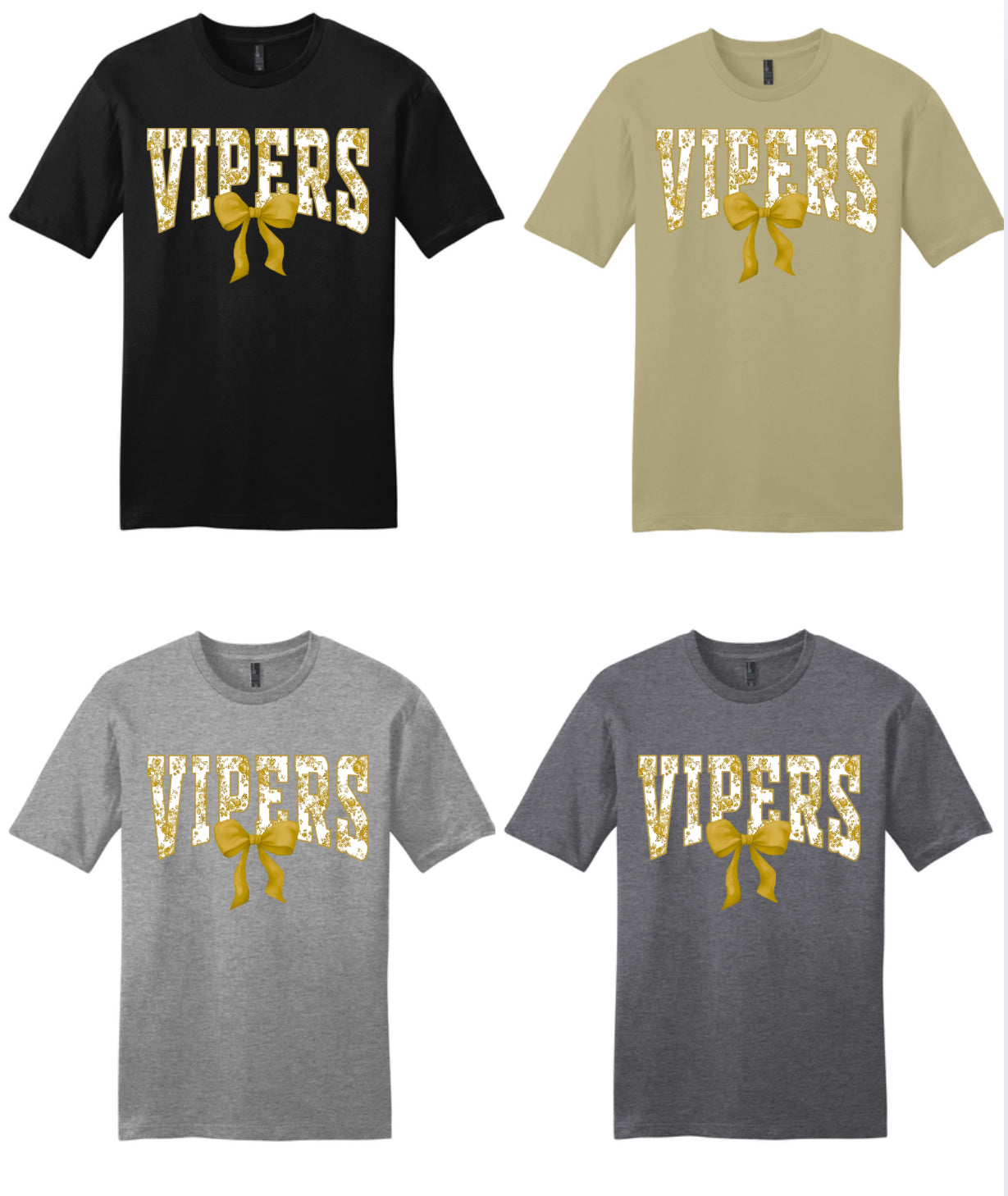 Gold Coquette T-shirt