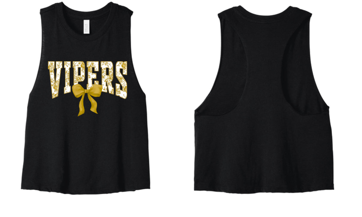 Gold Coquette Ladies Tank