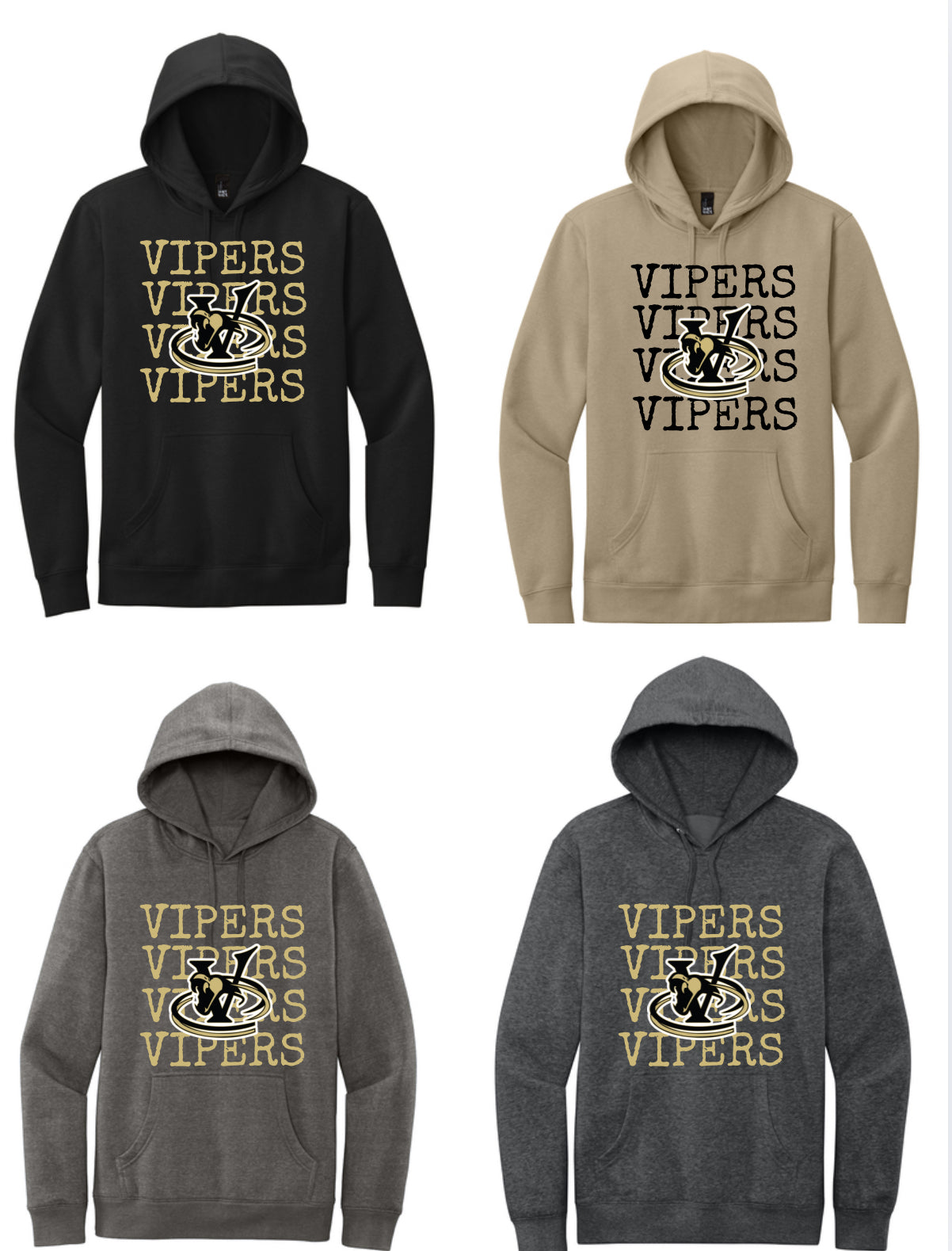 Vipers print Hoodie