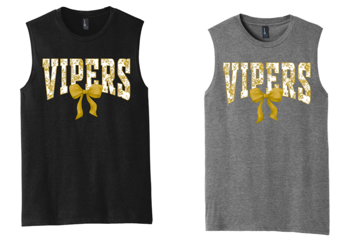 Gold Coquette Ladies Tank